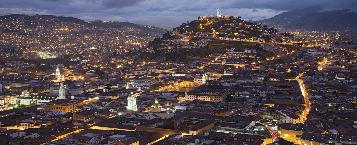 Quito vista desde la parte Oriental