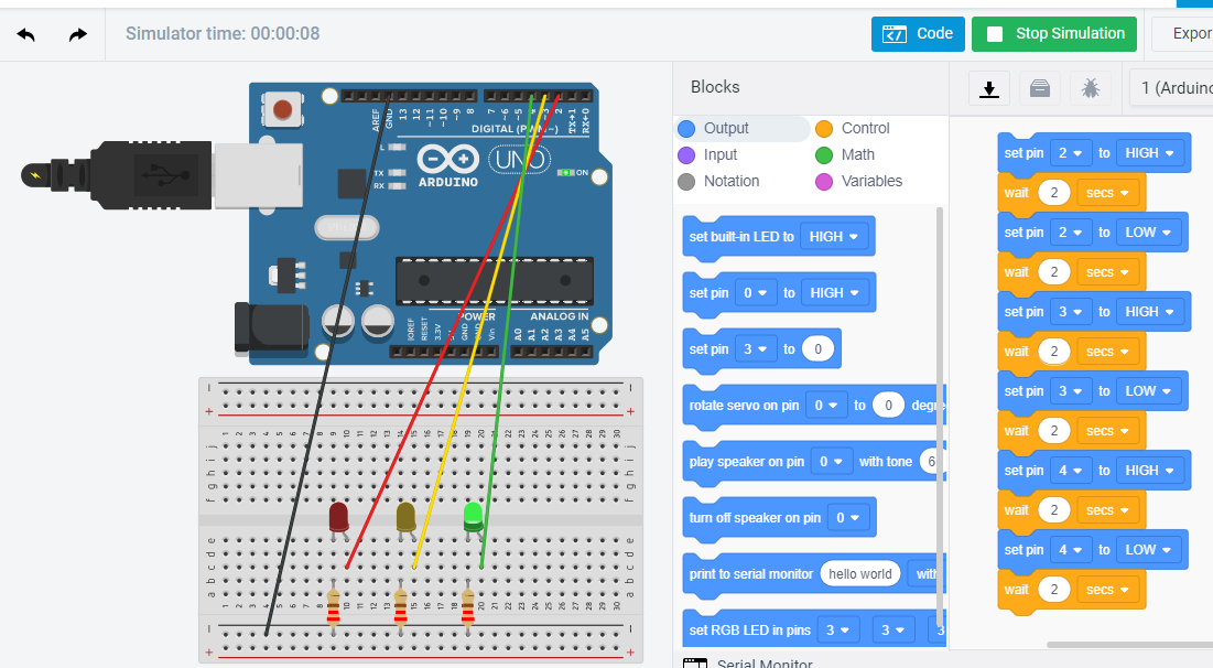 Arduino nano old bootloader. Arduino программирование БЛОКАМИ. Монитор порта ардуино. Ардуино блок. Tinkercad монитор порта.